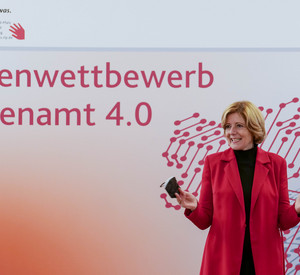 Ministerpräsidentin Malu Dreyer begrüßte die Preisträgerinnen und Preisträger.