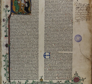 Fragment einer Pergamenthandschrift; Bild: Landesvertretung RLP