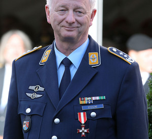 Oberst Rolf Stichling; Bild: Stefan Sämmer / © Staatskanzlei