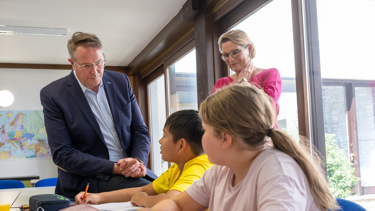 Besuch der Ferienkurse des Programms Lernen in den Ferien