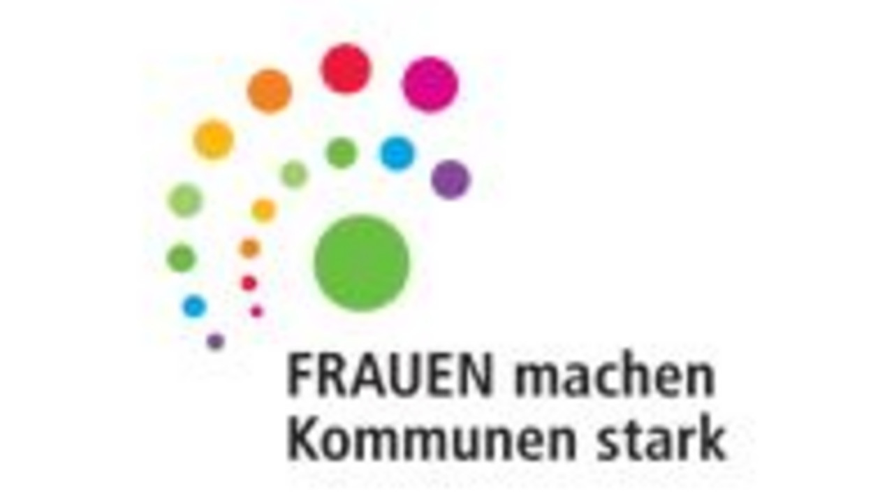 Logo der Kampagne „Frauen machen Kommunen stark"; MIFKJF