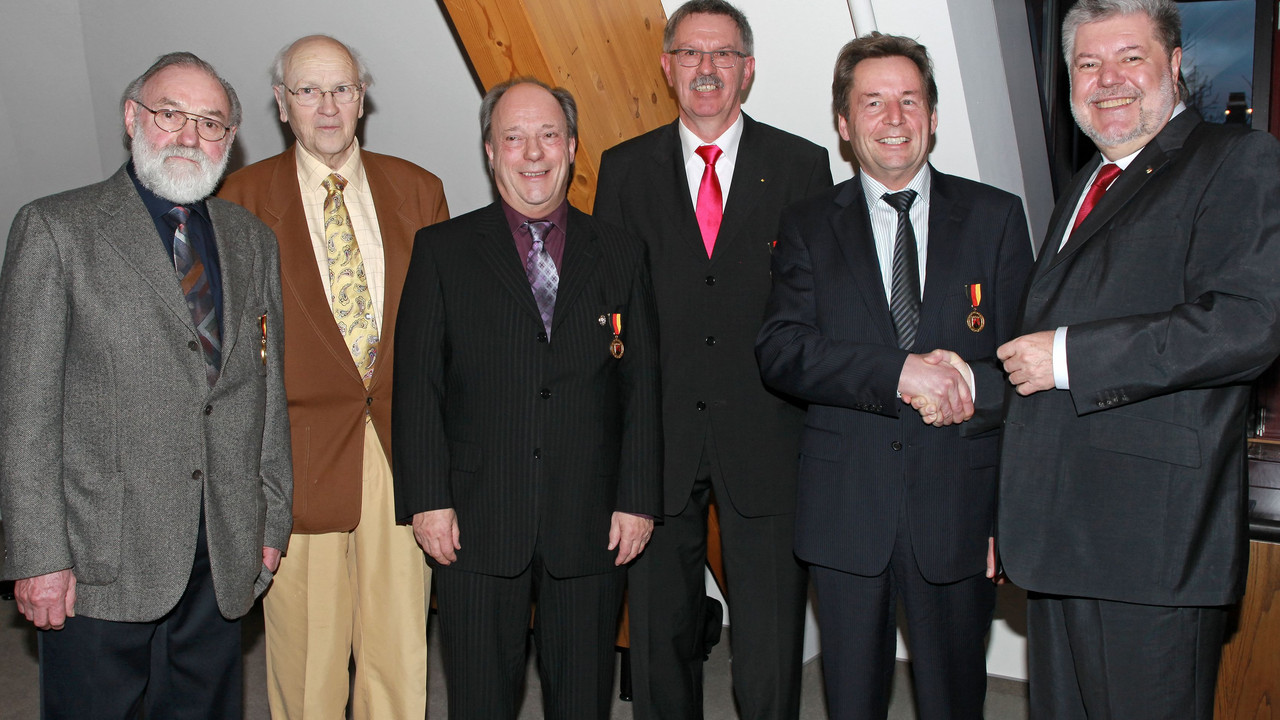 Verleihung der Landesverdienstmedaille; Bild: Krauß