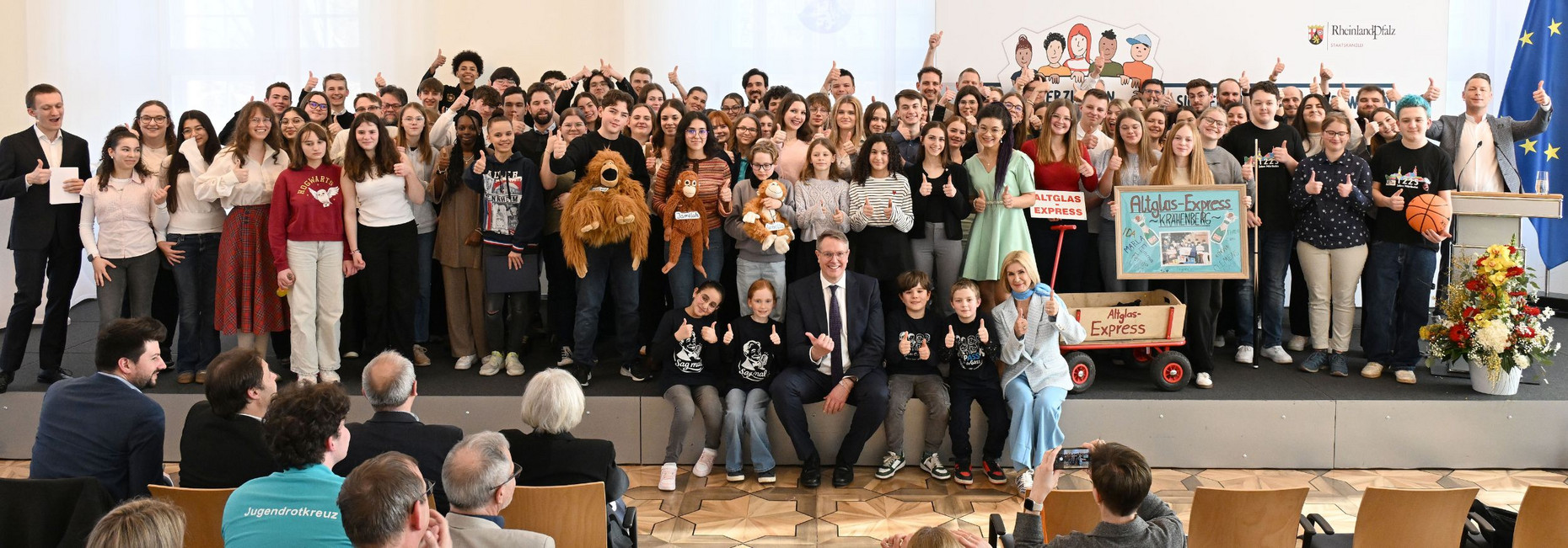 Zum zwölften Mal wurden in diesem Jahr die Preise des Jugend-Engagement-Wettbewerbs verliehen. 