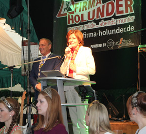 Ministerpräsidentin Malu Dreyer bei der Eröffnung des Dürkheimer Wurstmarkts