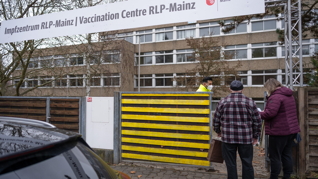 Das Impfzentrum im Mainzer Stadtteil Gonsenheim
