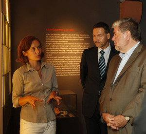 Sabine Kaufmann, Alexander Koch, Kurt Beck; Bild:  Historisches Museum, Peter Haag-Kirchner