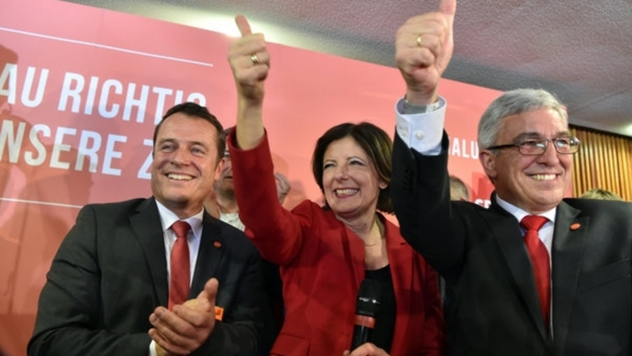 Malu Dreyer am Wahlabend