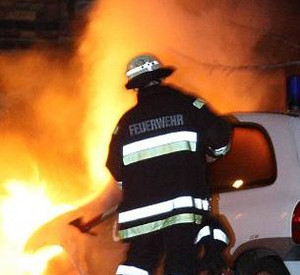Feuerwehr im Einsatz; Bild: dpa