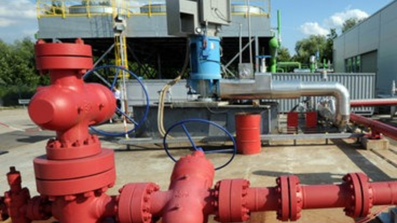 Geothermiekraftwerk Landau; Foto: dpa