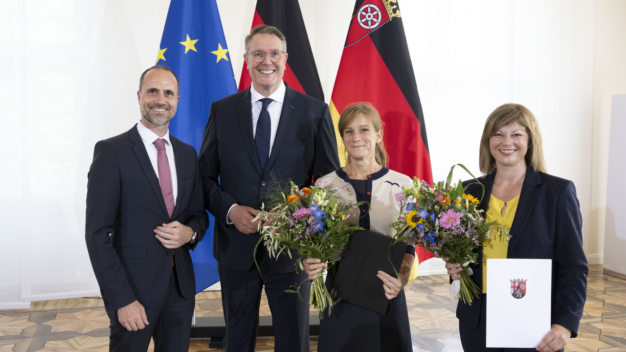Ernennung Nicole Steingaß und Katharina Heil