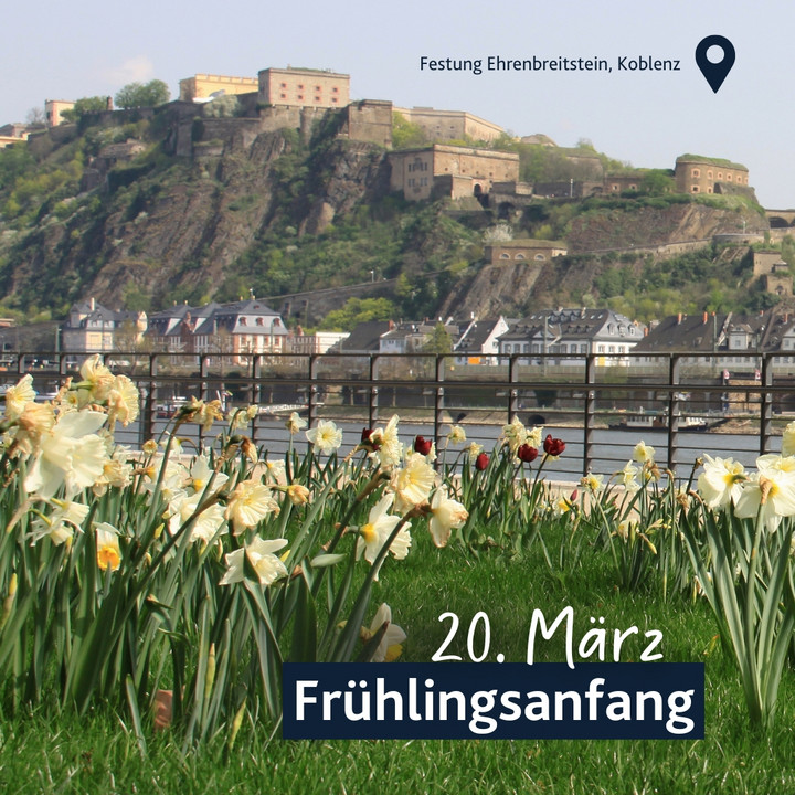 Frühlingsanfang Festung Ehrenbreitstein, Koblenz