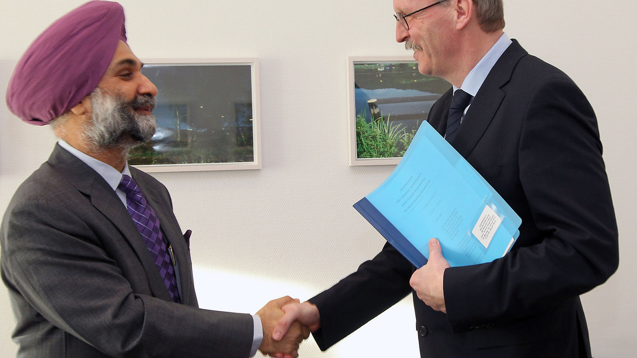 Antrittsbesuch; Bild: Sämmer / © Staatskanzlei