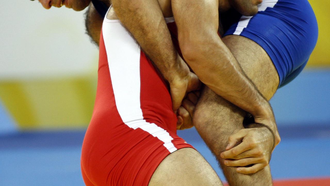 Ringer bei den Olympischen Spielen 2008; Bild: dpa