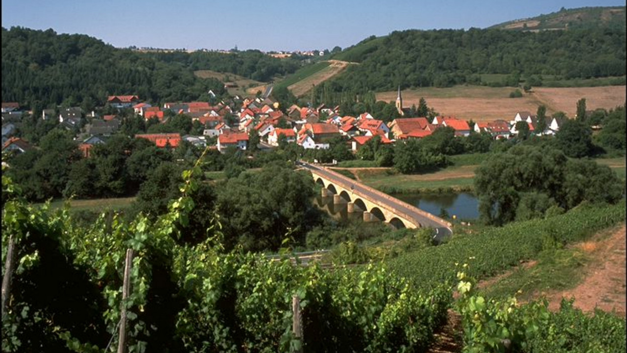 Blick auf das Dorf Oberhausen