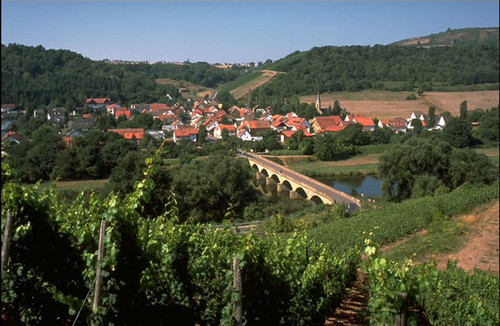 Blick auf das Dorf Obershausen.