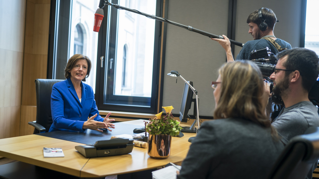 Im Berliner Dienstzimmer