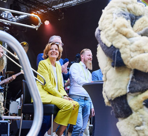 Ministerpräsidentin Malu Dreyer bei der Eröffnung des Rheinland-Pfalz-Tages in Bad Ems.