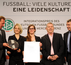 Mainz 05 erhält den Integrationspreis; Bild: dpa