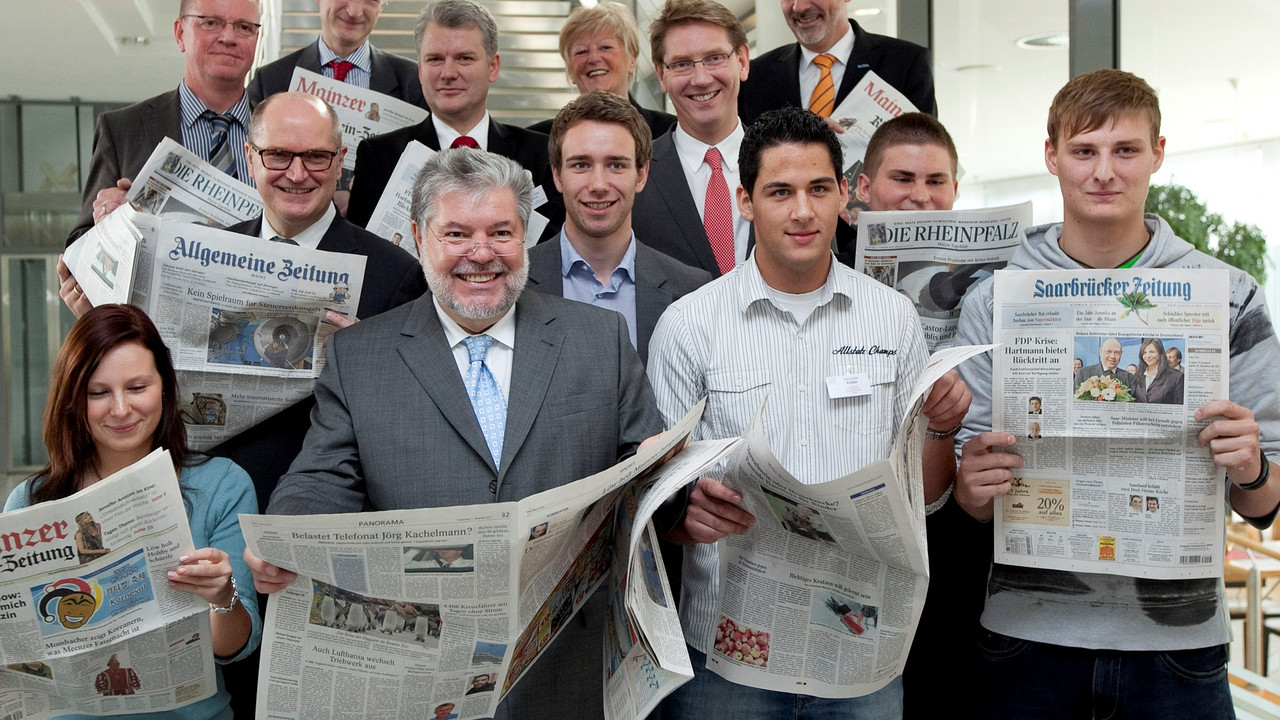 Zeitung lesen macht Azubis fit; Bild: View