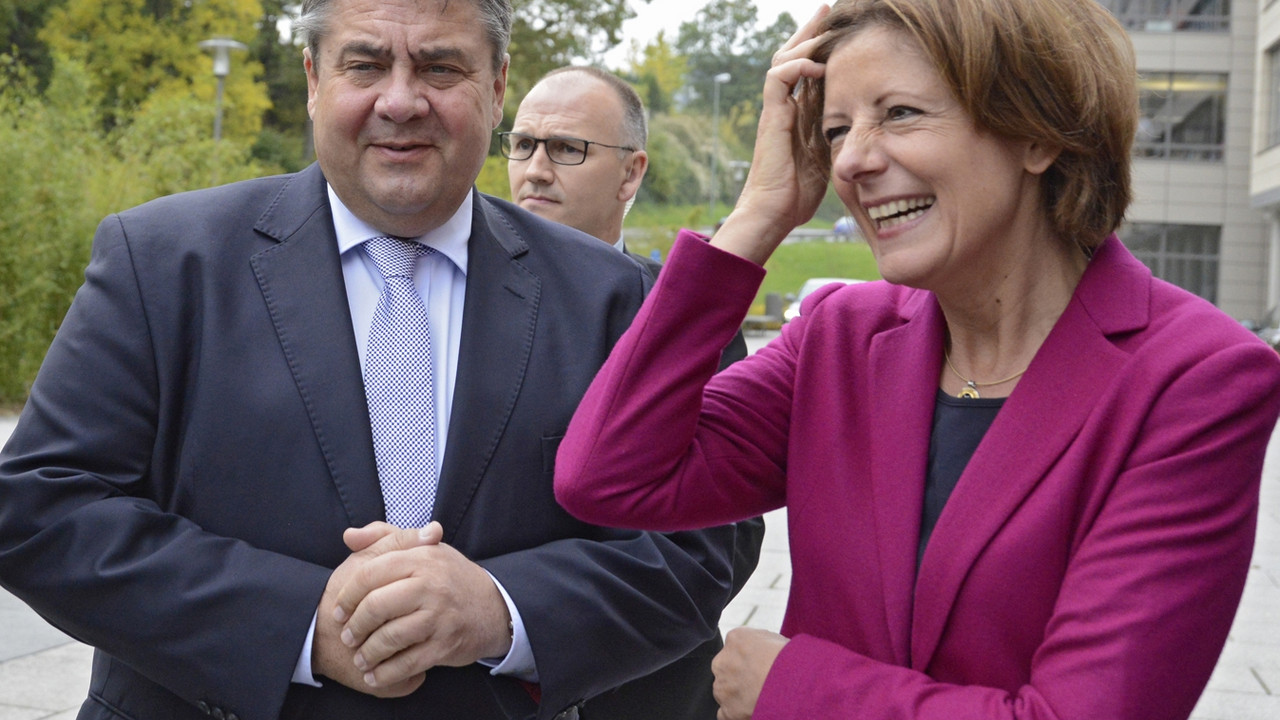 Gabriel und Dreyer beim Mittelstandstag in Kaiserlautern
