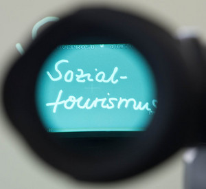 Unwort des Jahres 2013: Sozialtourismus; Bild: dpa