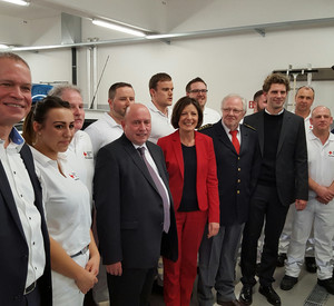 Ministerpräsidentin Malu Dreyer bei der Eröffnung des DRK-Rettungszentrums in Simmern.