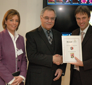 Frau Gifford, Herr Bruch und Herr Becker; Bild: Stk
