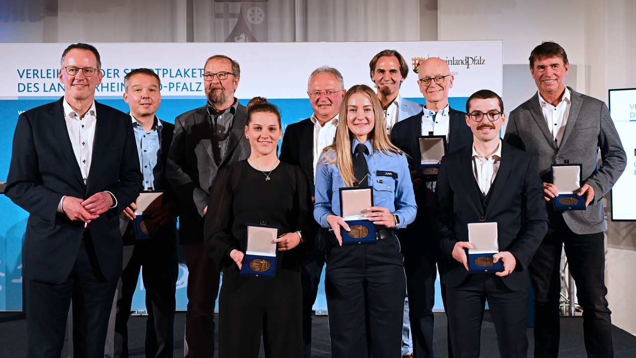Preisträgerinnen und Preisträger der Sportplakette 2024