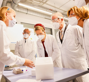 Besuch des belgischen Königpaares bei BioNTech in Mainz