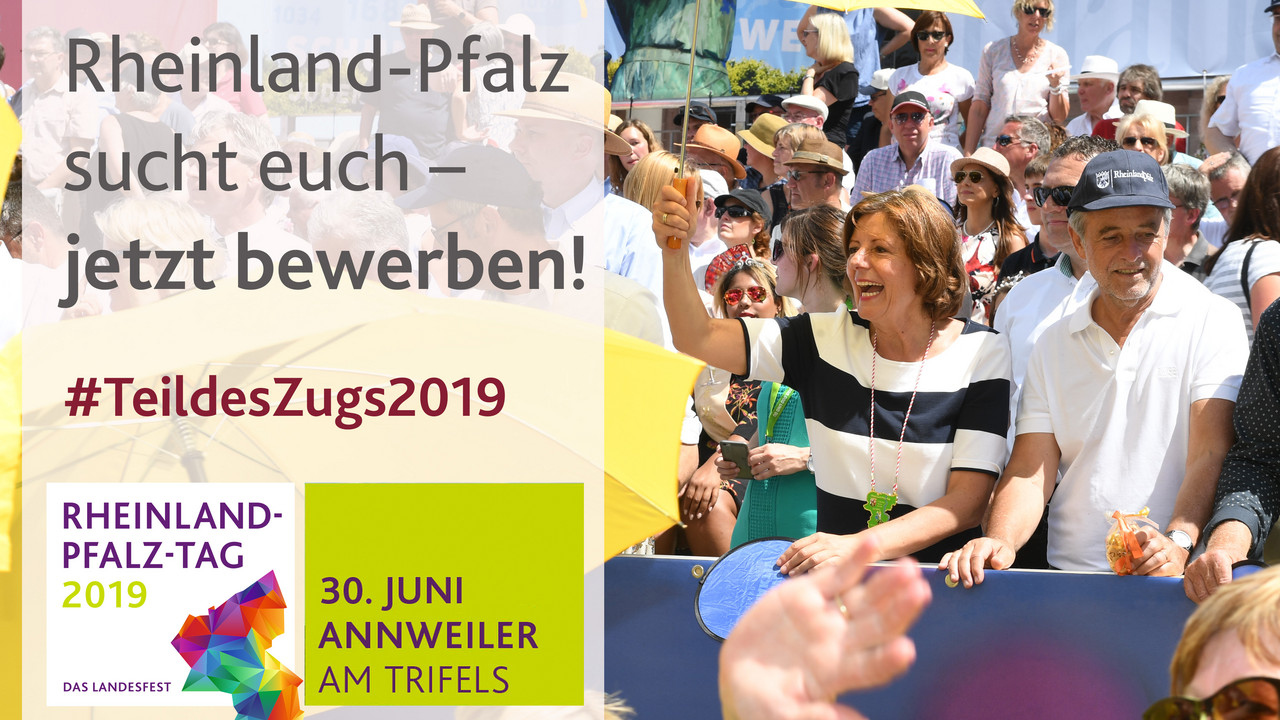 Aufruf: werde Teil des Zuges!