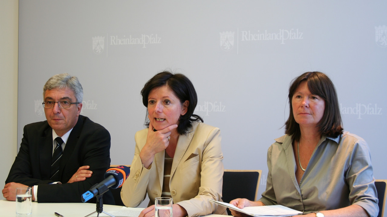 Pressestatement zur aktuellen Hochwasserlage; Bild: rlp