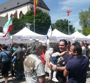 Begegnungen auf dem Internationalen Fest in Trier; Bild: Beirat für Migration und Integration Trier
