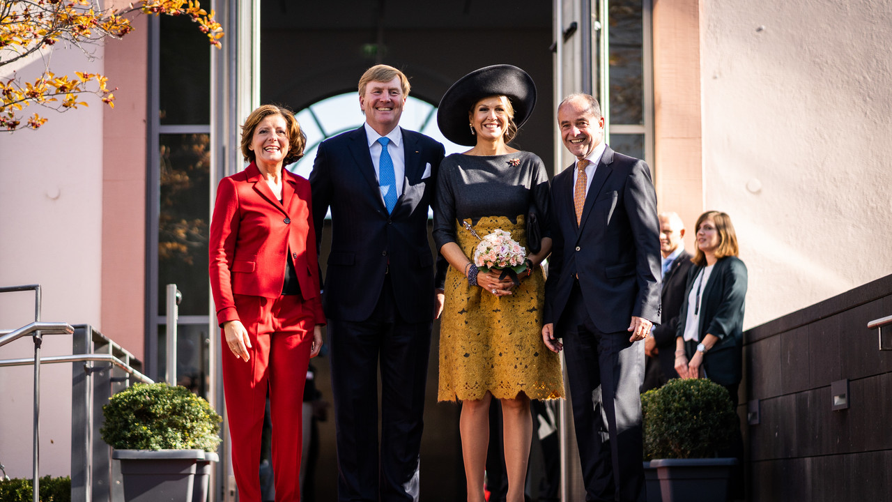Besuch niederländisches Königspaar Staatskanzlei Mainz