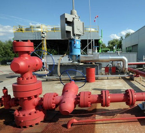 Geothermiekraftwerk Landau; Foto: dpa