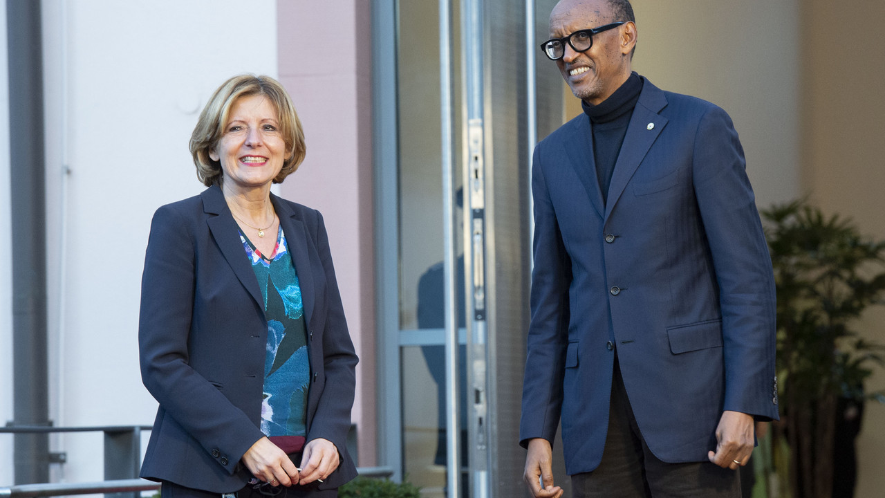 Ministerpräsidentin Malu Dreyer empfängt den Staatspräsidenten der Republik Ruanda, S. E. Paul Kagame