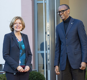 Ministerpräsidentin Malu Dreyer empfängt den Staatspräsidenten der Republik Ruanda, S. E. Paul Kagame