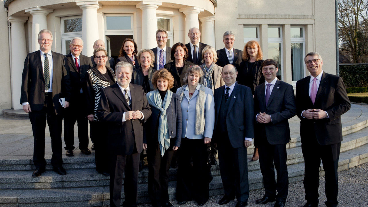 Treffen der Landesregierung mit der Evangelischen Kirche; Bild Pipprich / © Staatskanzlei