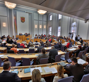 Eine Plenarsitzung im rheinland-pfälzischen Landtag