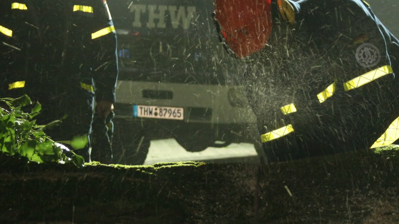 THW-Unwettereinsatz; Bild: THW