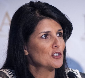 Gouverneurin Nikki Haley; Bild: dpa