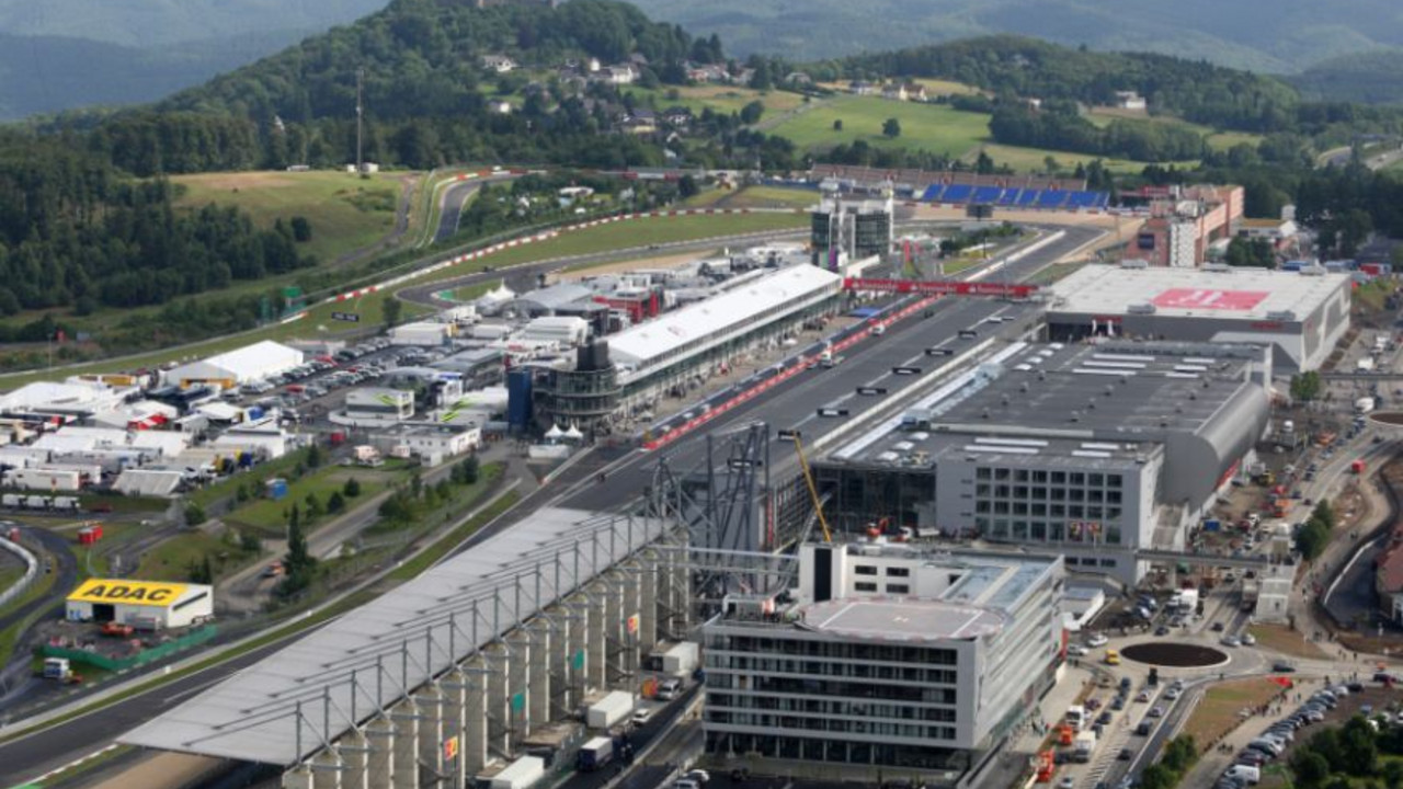 Luftbild Nürburgring; Bild: dpa