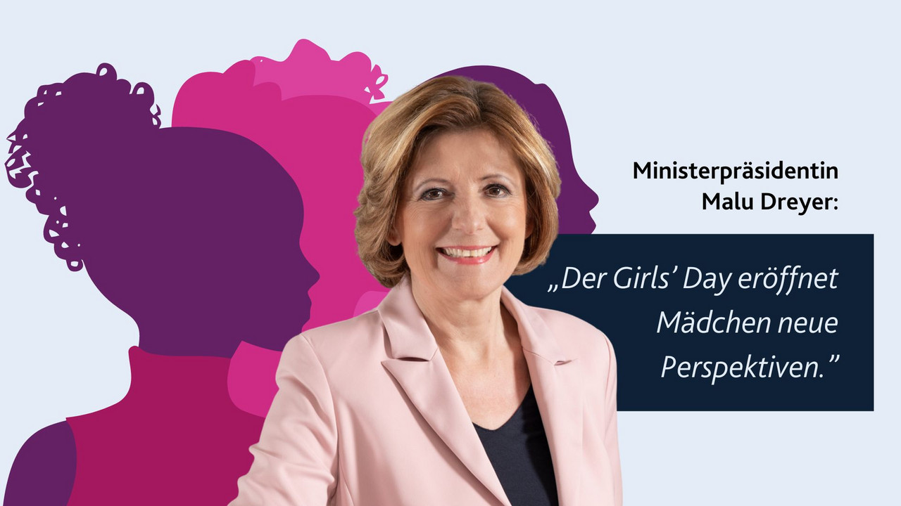 Ministerpräsidentin Malu Dreyer Girls'Day