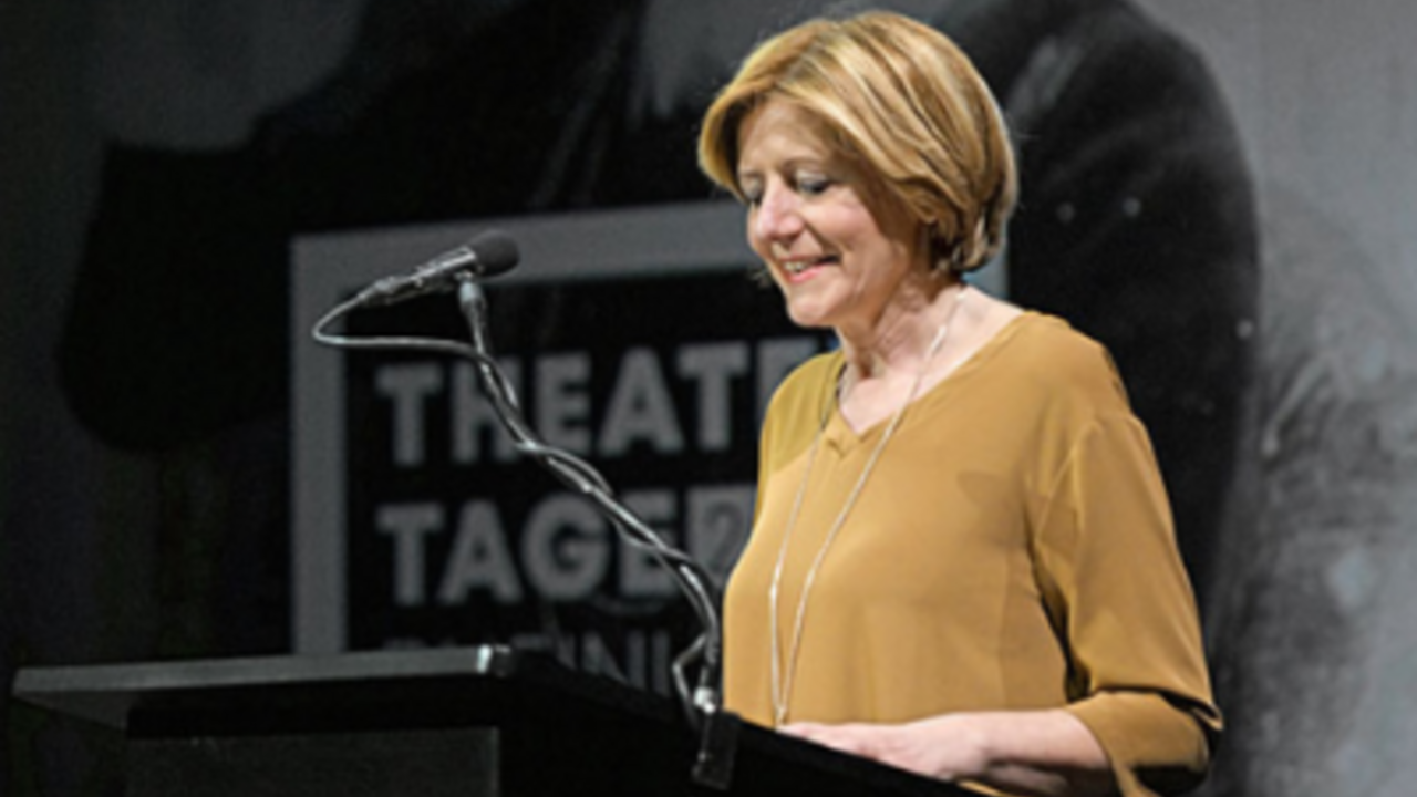 Ministerpräsidentin Malu Dreyer bei der Verleihung des Else Lasker-Schüler-Dramatikpreises 2022
