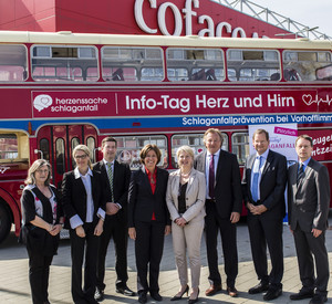 Der Infobus klärt über Risiken und Prävention von Schlaganfall auf; Bild: Boehringer