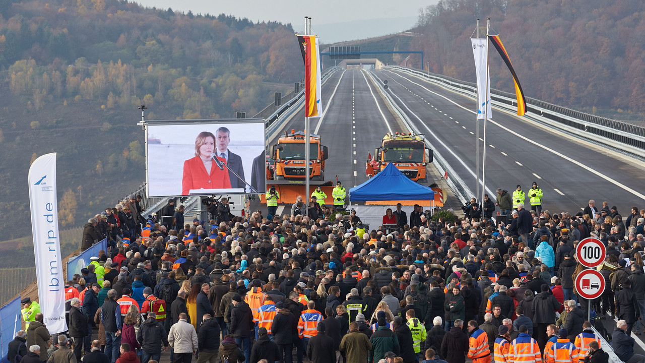 Verkehrsfreigabe Hochmoselübergang