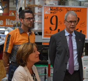 Ministerpräsidentin Malu Dreyer mit Albrecht Hornbach