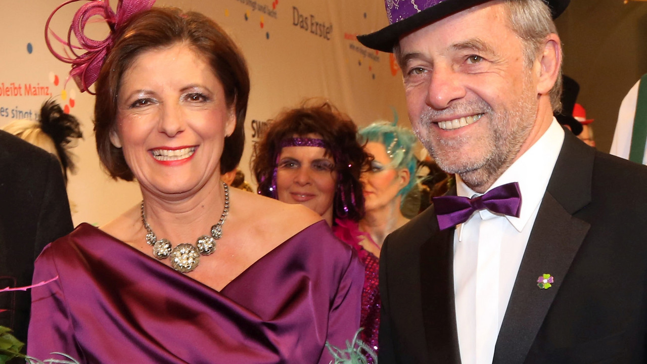 Malu Dreyer mit Klaus Jensen bei "Mainz bleibt Mainz" 2015