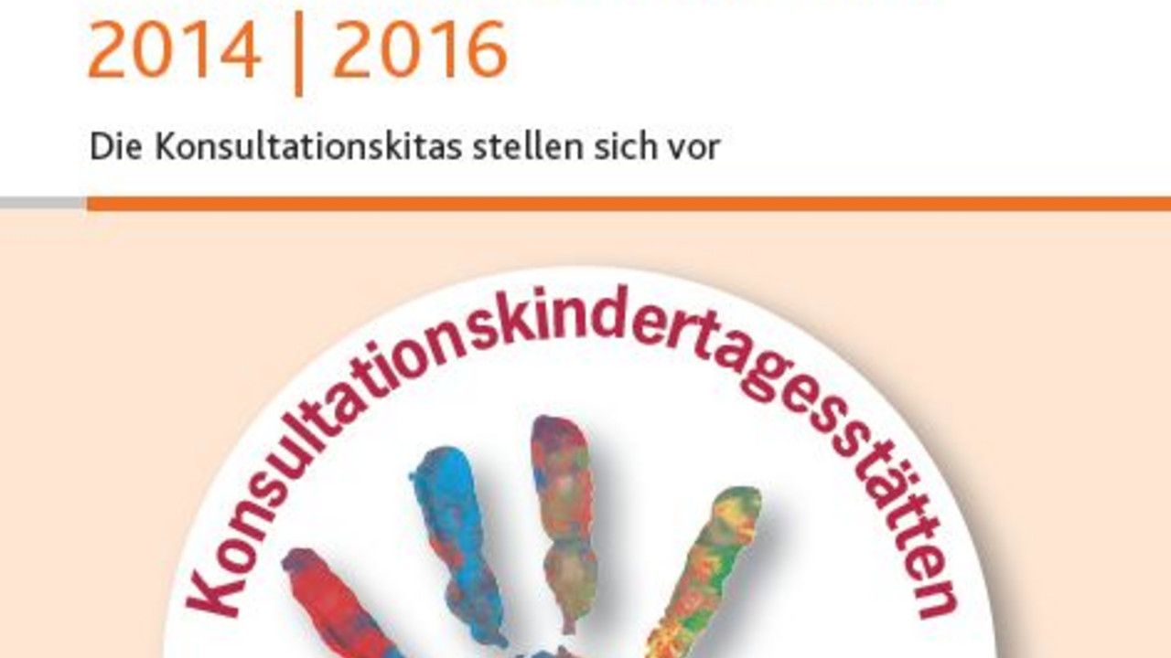Flyer zu Konsultationskitas; Bild: Ministerium für Kinder und Jugend