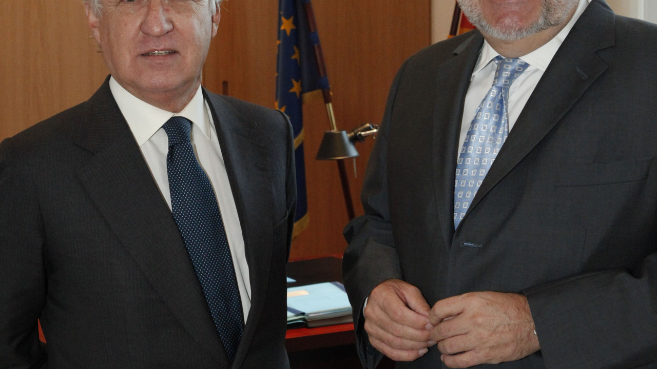 Ministerpräsident Beck und Botschafter Pereira; Bild: Bauer / © STK