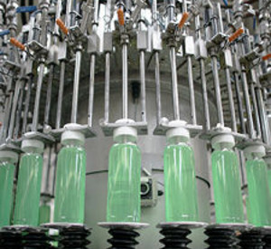 Abfüllanlage für Spülmittel; Bild: rlp-Archiv